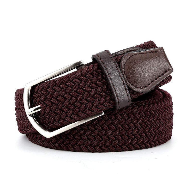 Radmire Braided Canvas Woven Elastic Stretch Belts for Men/Women/Junior with Multicolored - Image 3